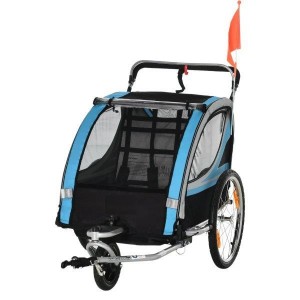 Dviračio priekaba - vežimas vaikams 2-in-1